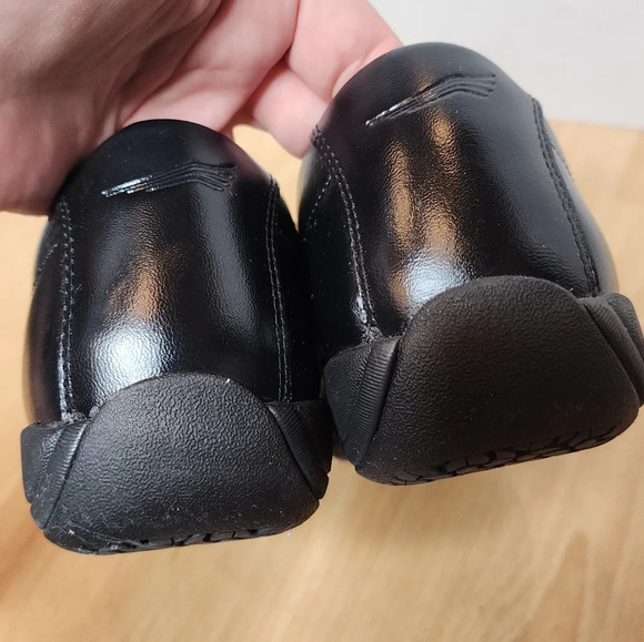 Dansko Black Leather Nora Slip On Clogs nursing shoes wome size EU 40. - Picture 9 of 12